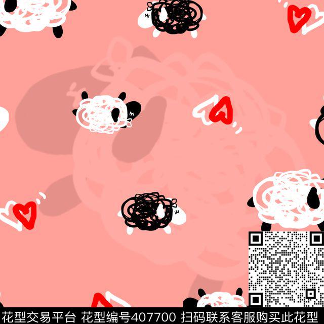 动物卡通婴童传统印花华亿平台下载（图片编号: 407700） - 瓦栏（Walan）