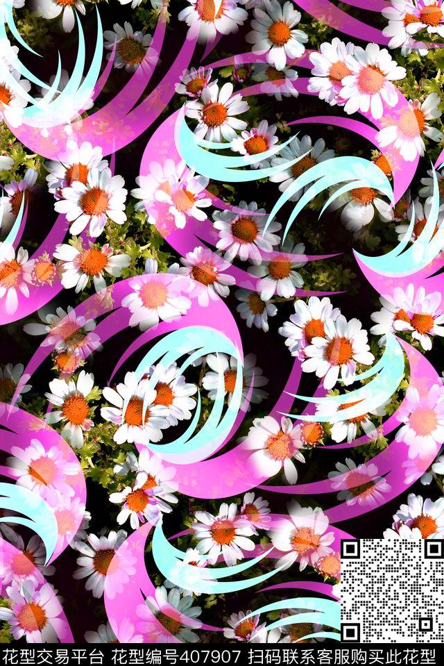 戏曲人物中国风脸谱数码印花华亿平台下载（图片编号: 407907） - 瓦栏（Walan）