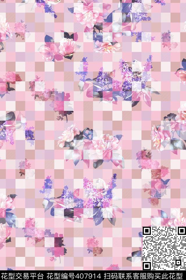 戏曲人物中国风脸谱数码印花华亿平台下载（图片编号: 407914） - 瓦栏（Walan）