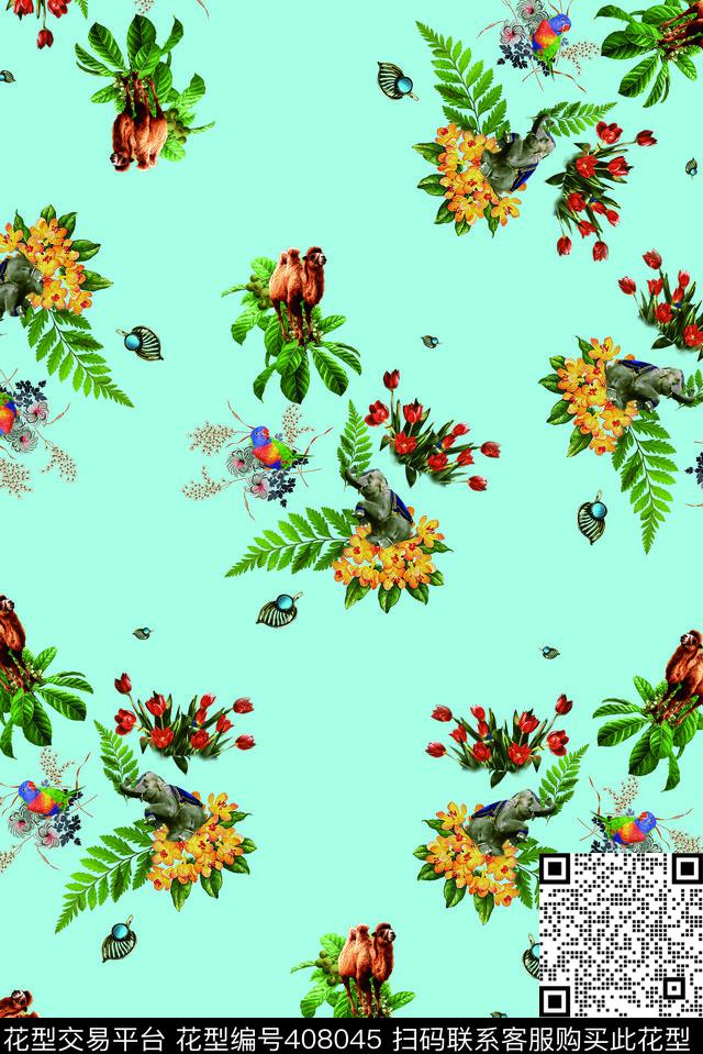 戏曲人物中国风脸谱数码印花华亿平台下载（图片编号: 408045） - 瓦栏（Walan）