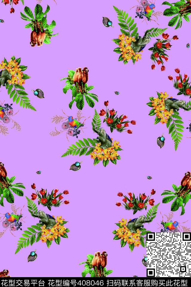 戏曲人物中国风脸谱数码印花华亿平台下载（图片编号: 408046） - 瓦栏（Walan）