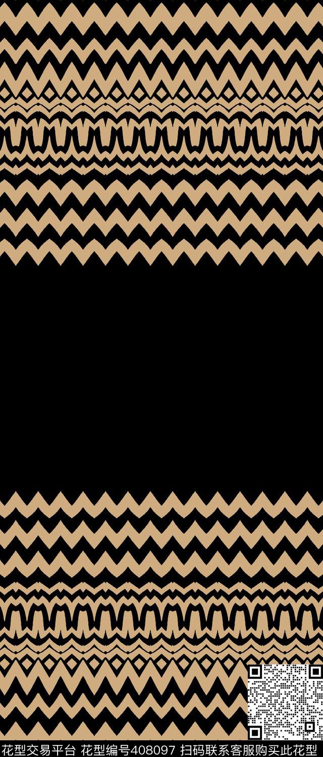 线条华亿平台传统印花华亿平台下载（图片编号: 408097） - 瓦栏（Walan）