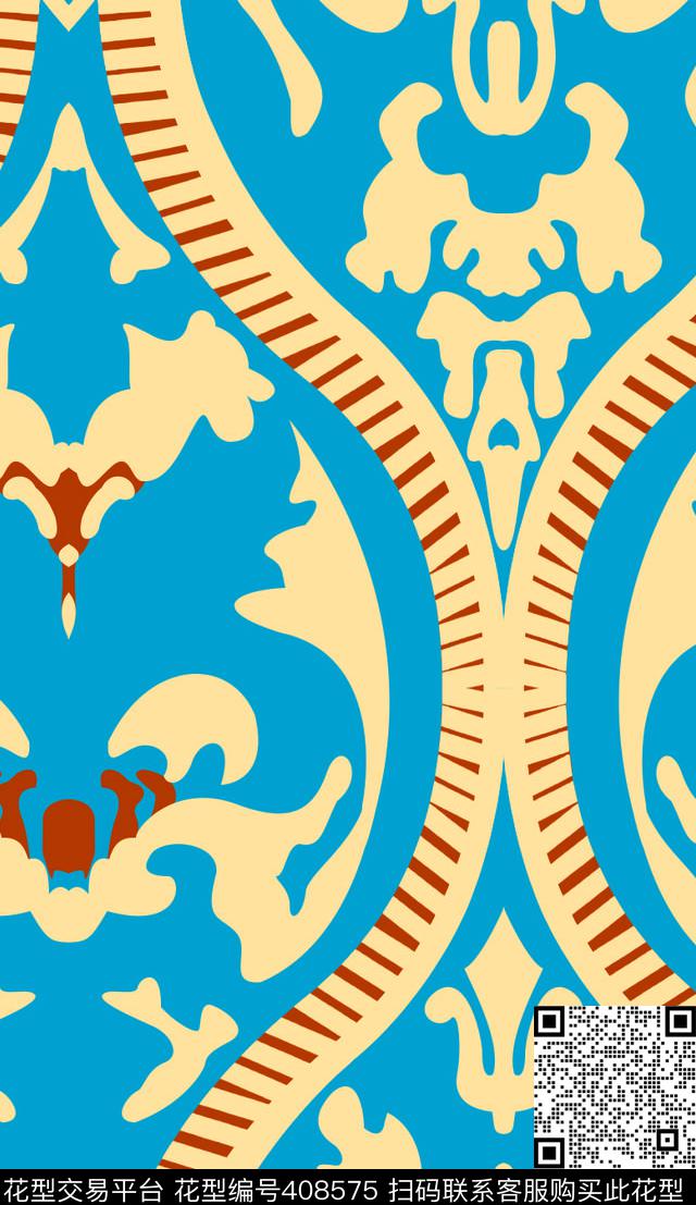 波西米亚传统印花华亿平台下载（图片编号: 408575） - 瓦栏（Walan）