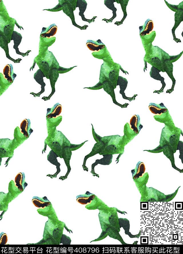 恐龙数码印花华亿平台下载（图片编号: 408796） - 瓦栏（Walan）