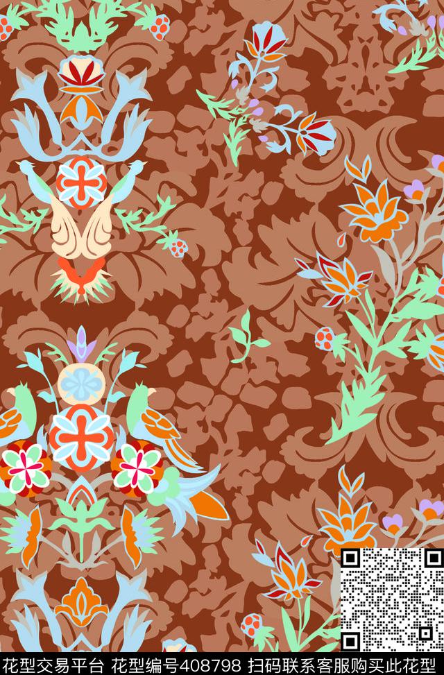 kk传统印花华亿平台下载（图片编号: 408798） - 瓦栏（Walan）