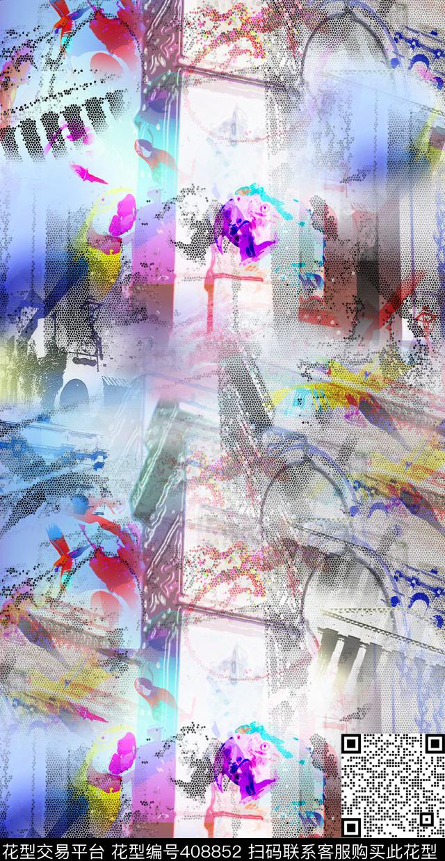 法国鸟欧式数码印花华亿平台下载（图片编号: 408852） - 瓦栏（Walan）