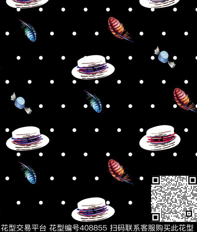 波点底纹复古数码印花华亿平台下载（图片编号: 408855） - 瓦栏（Walan）