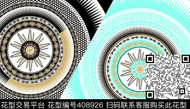 后片传统印花华亿平台下载（图片编号: 408926） - 瓦栏（Walan）