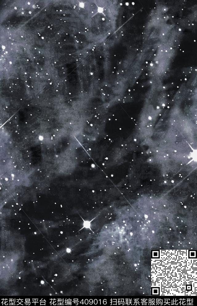 时尚星空数码印花华亿平台下载（图片编号: 409016） - 瓦栏（Walan）