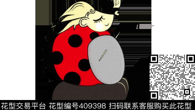 原创手绘卡通数码印花华亿平台下载（图片编号: 409398） - 瓦栏（Walan）