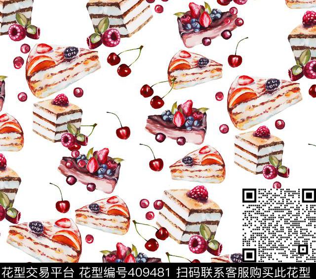 食物三明治时尚数码印花华亿平台下载（图片编号: 409481） - 瓦栏（Walan）