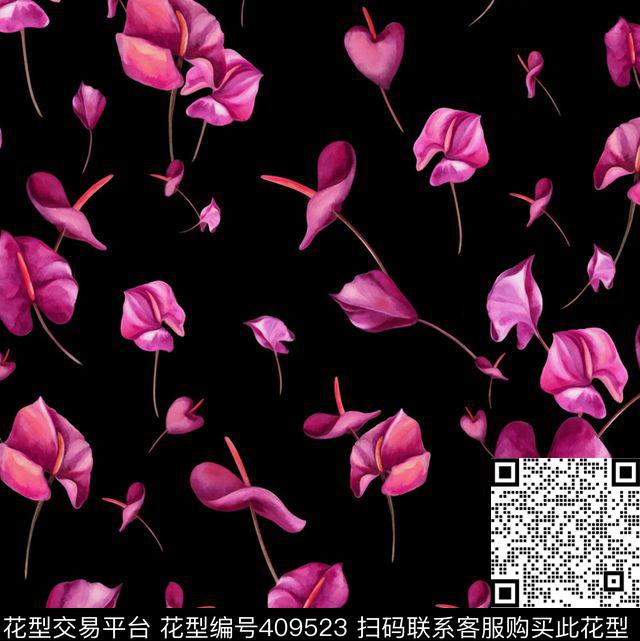 简约花版传统印花华亿平台下载（图片编号: 409523） - 瓦栏（Walan）