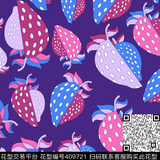 休闲草莓童装传统印花华亿平台下载（图片编号: 409721） - 瓦栏（Walan）
