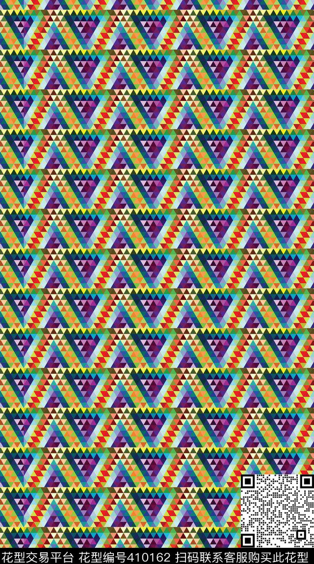 波点复古几何传统印花华亿平台下载（图片编号: 410162） - 瓦栏（Walan）