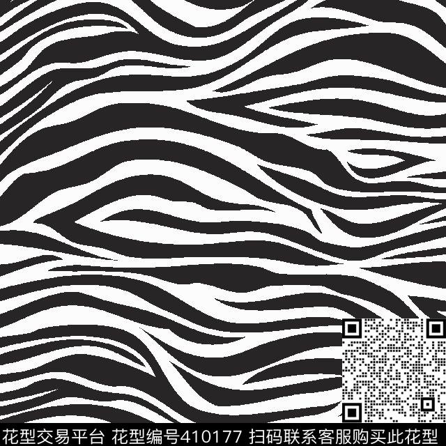 动物纹斑马纹传统印花华亿平台下载（图片编号: 410177） - 瓦栏（Walan）