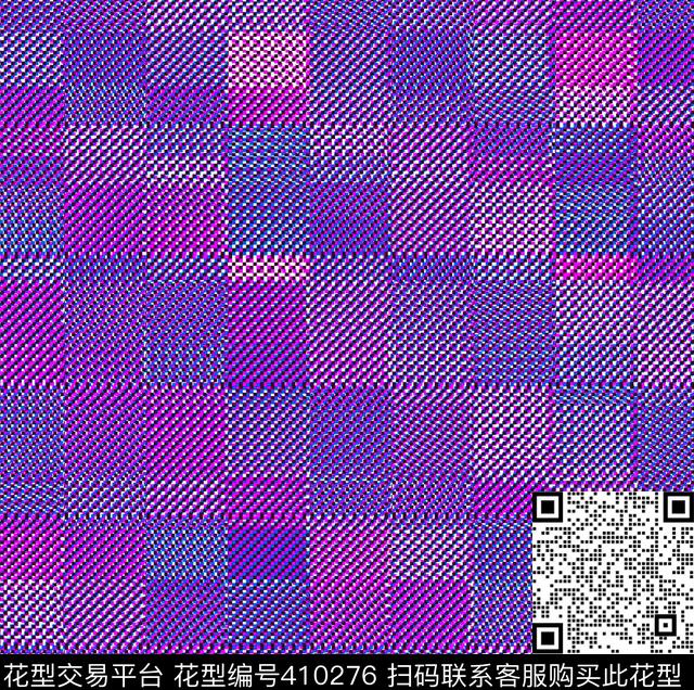 方格几何简约数码印花华亿平台下载（图片编号: 410276） - 瓦栏（Walan）