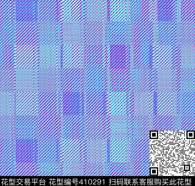条方格简约素色数码印花华亿平台下载（图片编号: 410291） - 瓦栏（Walan）
