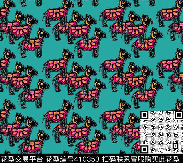 潮流动物男装华亿平台传统印花华亿平台下载（图片编号: 410353） - 瓦栏（Walan）