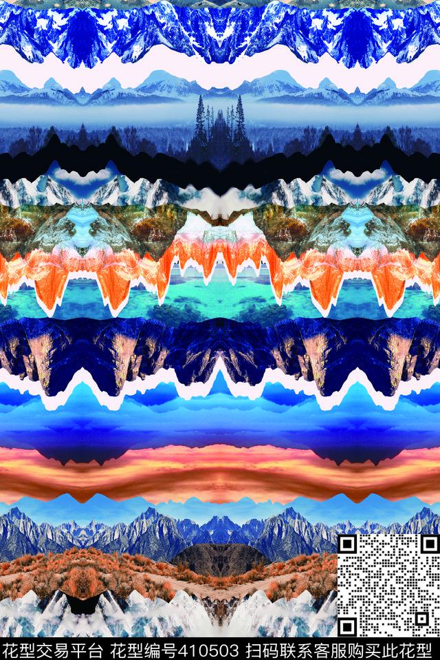 戏曲人物中国风脸谱数码印花华亿平台下载（图片编号: 410503） - 瓦栏（Walan）