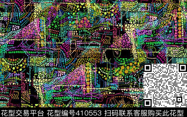 波点潮流时尚华亿平台数码印花华亿平台下载（图片编号: 410553） - 瓦栏（Walan）