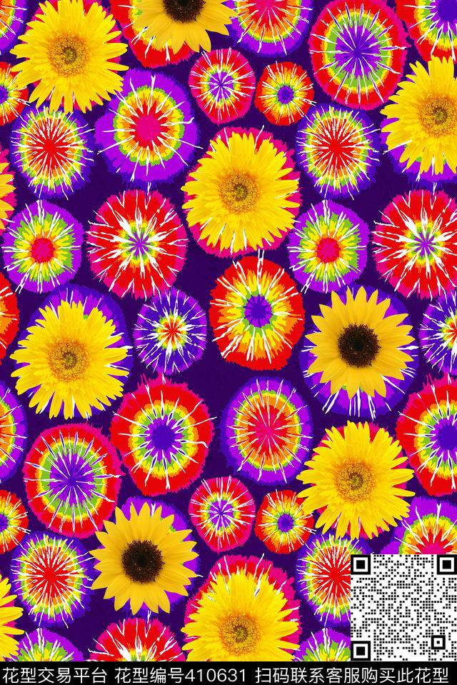 戏曲人物中国风脸谱数码印花华亿平台下载（图片编号: 410631） - 瓦栏（Walan）