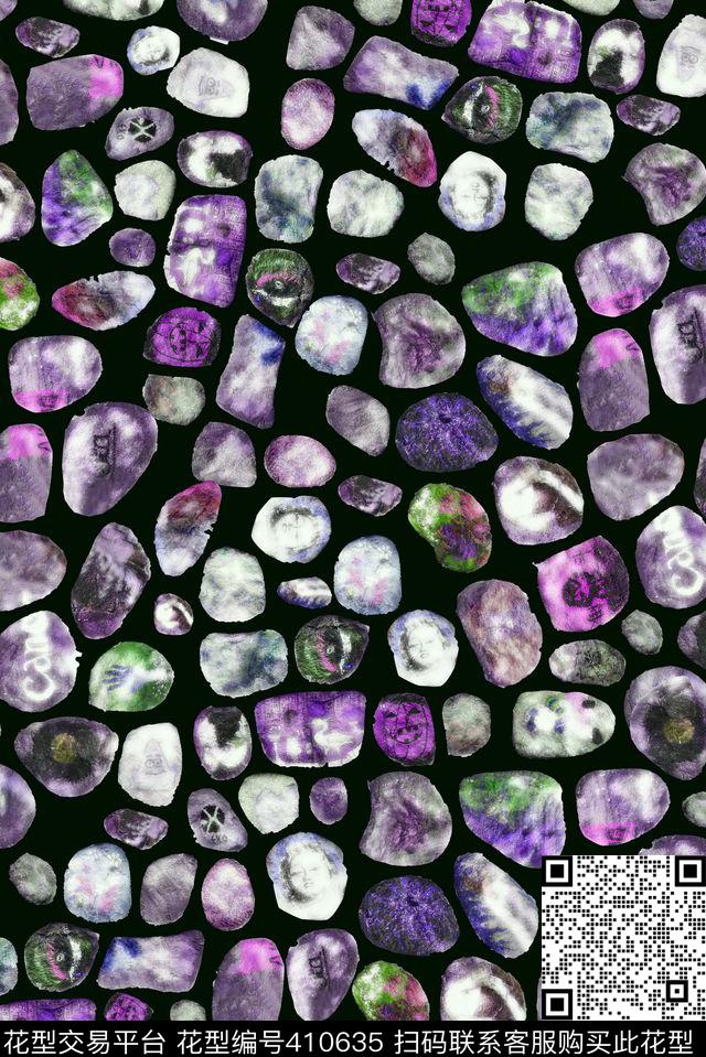 戏曲人物中国风脸谱数码印花华亿平台下载（图片编号: 410635） - 瓦栏（Walan）