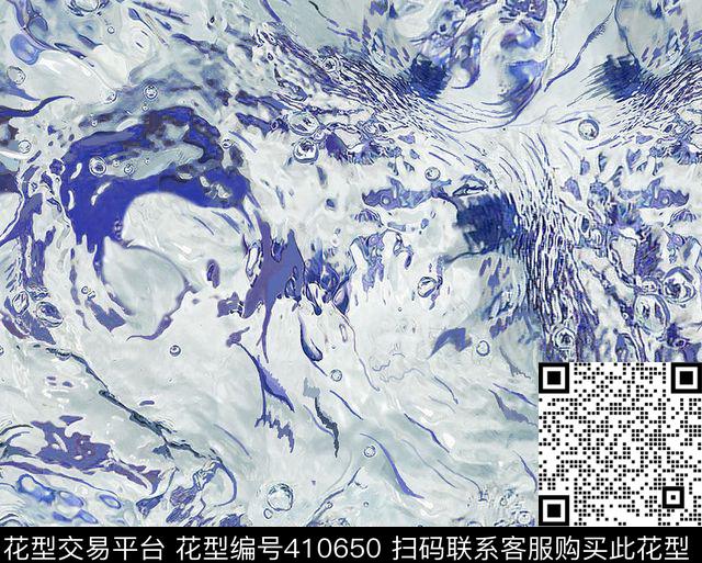 肌理水纹数码印花华亿平台下载（图片编号: 410650） - 瓦栏（Walan）