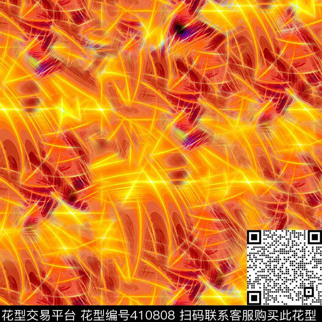 抽象光影艺术数码印花华亿平台下载（图片编号: 410808） - 瓦栏（Walan）