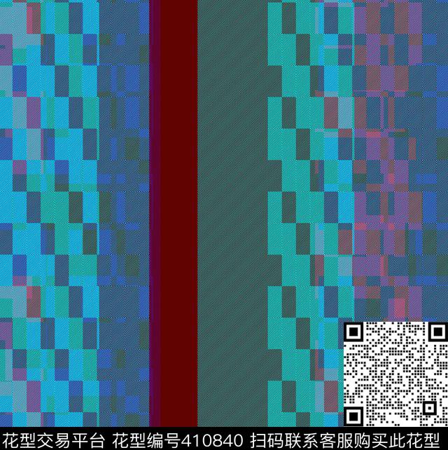 方格几何简洁数码印花华亿平台下载（图片编号: 410840） - 瓦栏（Walan）