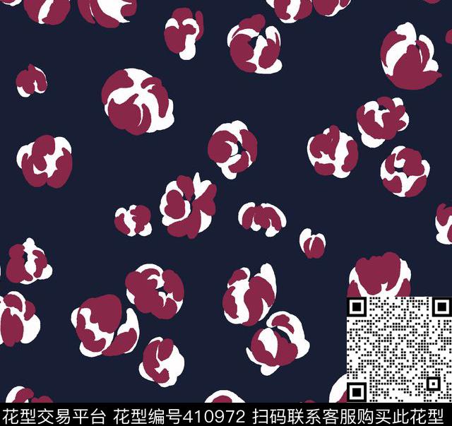 花骨朵花卉传统印花华亿平台下载（图片编号: 410972） - 瓦栏（Walan）