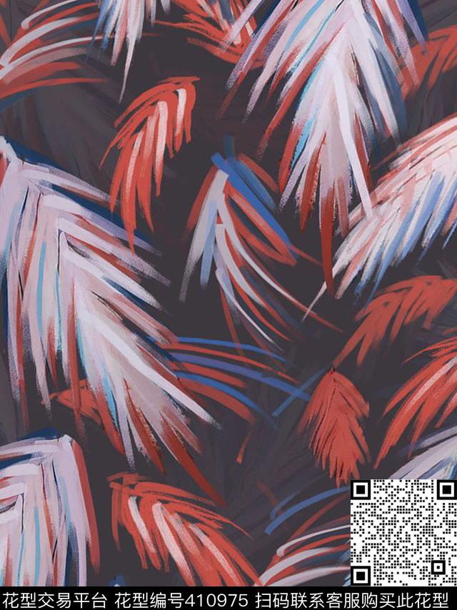 动物纹羽毛传统印花华亿平台下载（图片编号: 410975） - 瓦栏（Walan）