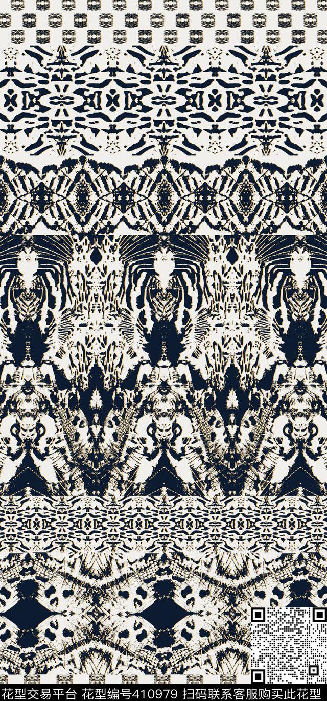 动物纹民族传统印花华亿平台下载（图片编号: 410979） - 瓦栏（Walan）