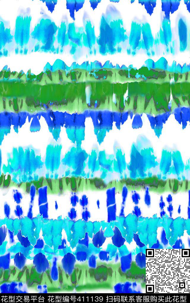 数码印花扎染肌理肌理数码印花华亿平台下载（图片编号: 411139） - 瓦栏（Walan）