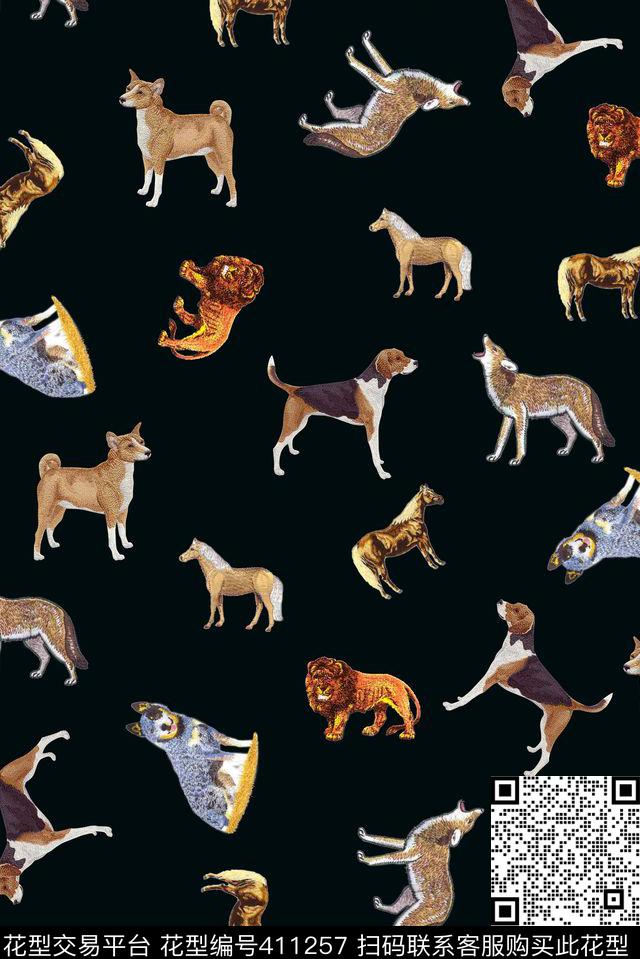 戏曲人物中国风脸谱数码印花华亿平台下载（图片编号: 411257） - 瓦栏（Walan）