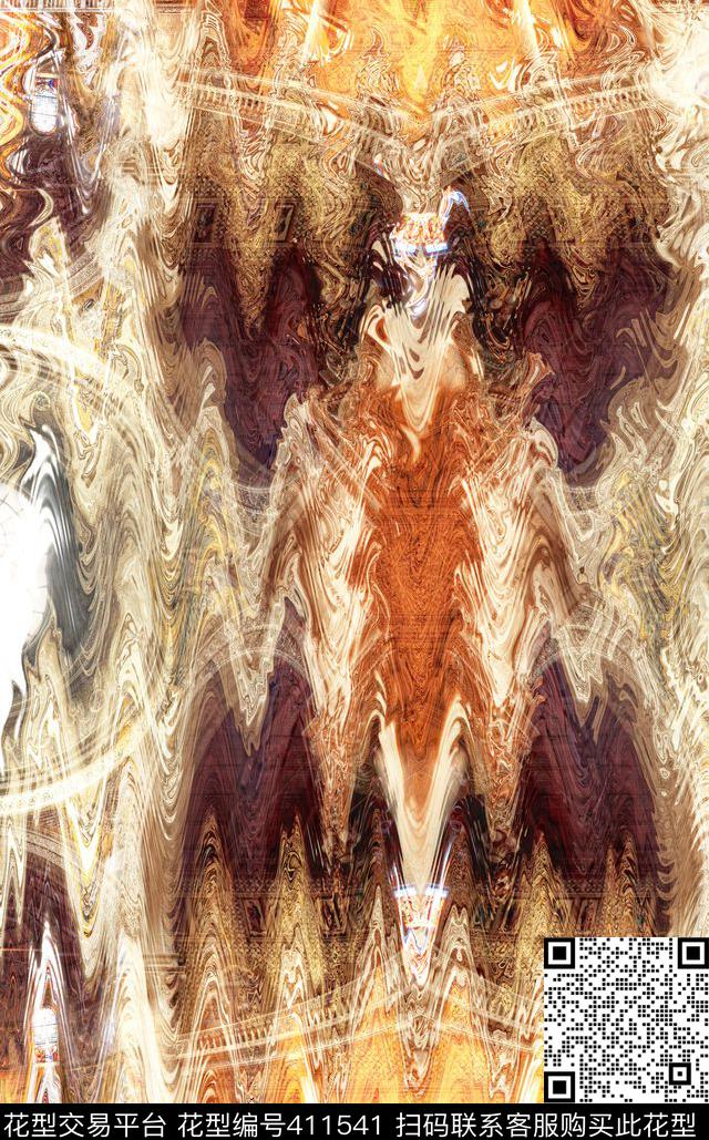 个性抽象休闲个性民族风数码印花华亿平台下载（图片编号: 411541） - 瓦栏（Walan）