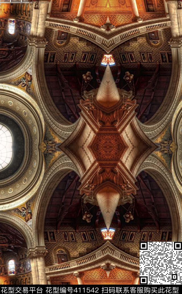 个性抽象休闲个性民族风数码印花华亿平台下载（图片编号: 411542） - 瓦栏（Walan）