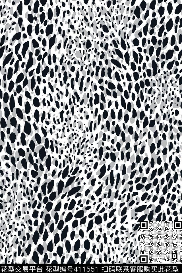 传统印花豹纹动物纹动物纹传统印花华亿平台下载（图片编号: 411551） - 瓦栏（Walan）