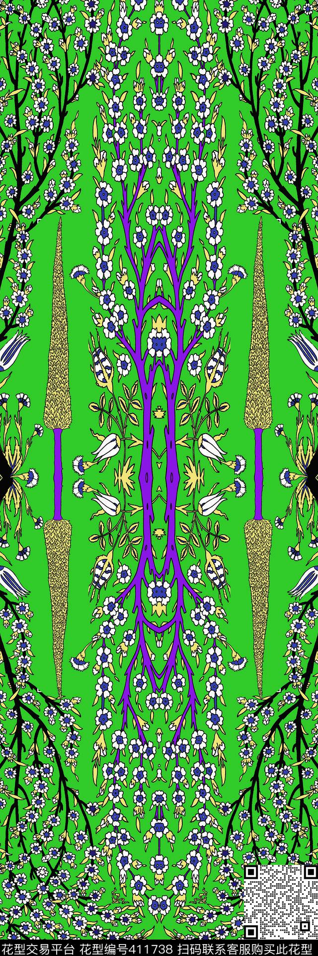 戏曲人物中国风脸谱数码印花华亿平台下载（图片编号: 411738） - 瓦栏（Walan）