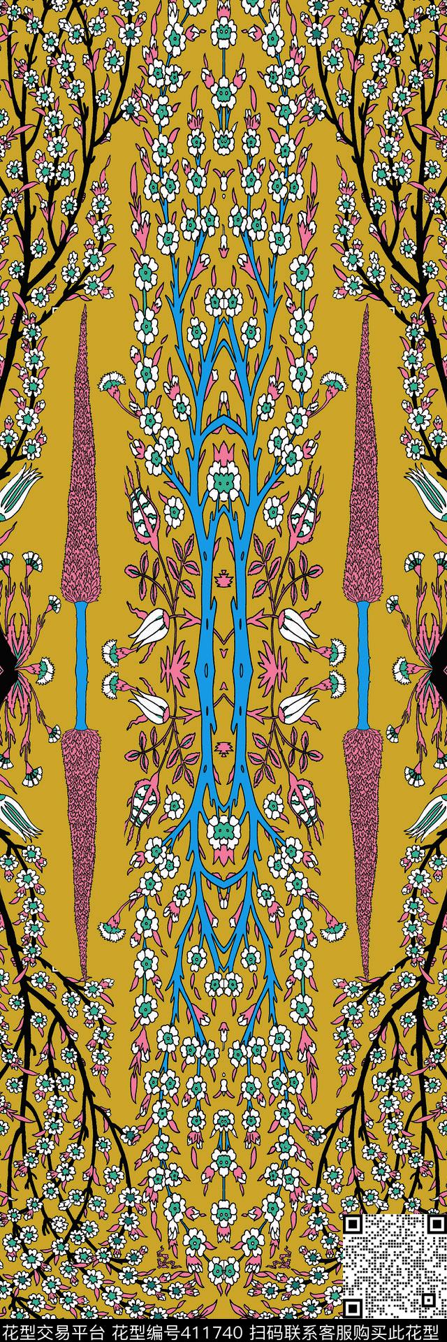 戏曲人物中国风脸谱数码印花华亿平台下载（图片编号: 411740） - 瓦栏（Walan）