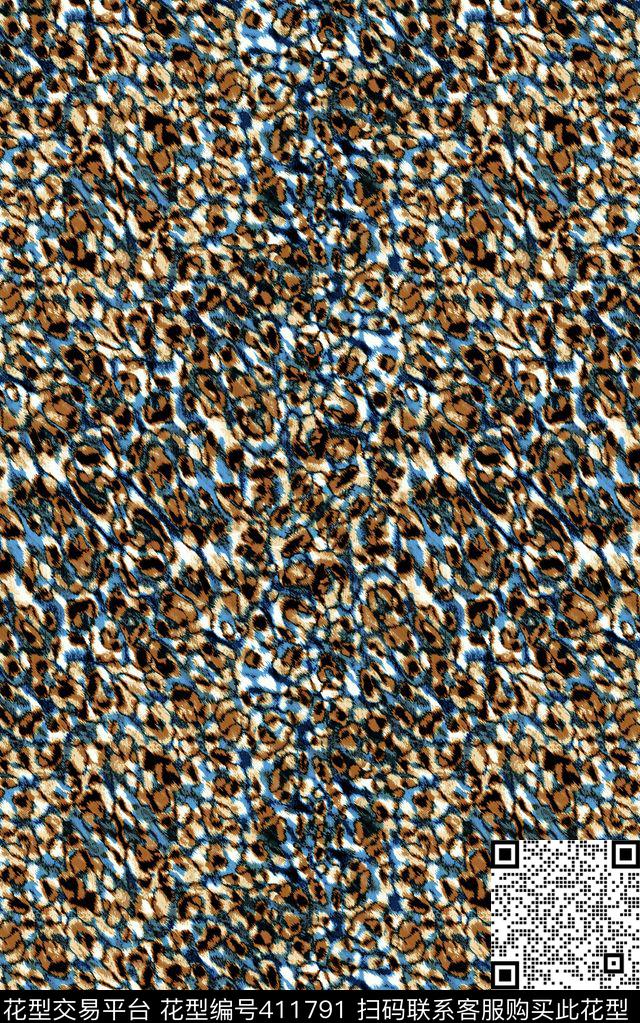 传统印花豹纹动物纹动物纹传统印花华亿平台下载（图片编号: 411791） - 瓦栏（Walan）