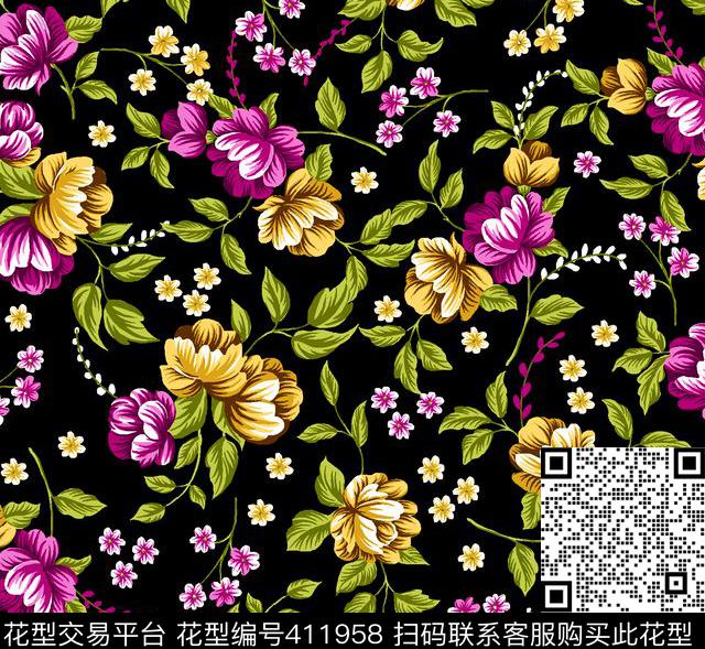 designprintingtextile传统印花华亿平台下载（图片编号: 411958） - 瓦栏（Walan）