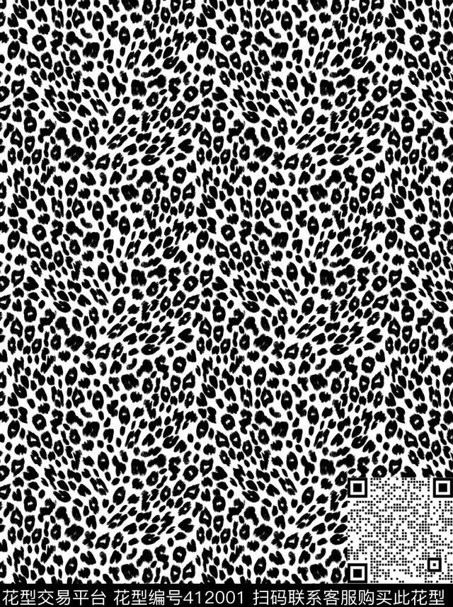 传统印花豹纹动物纹动物纹传统印花华亿平台下载（图片编号: 412001） - 瓦栏（Walan）