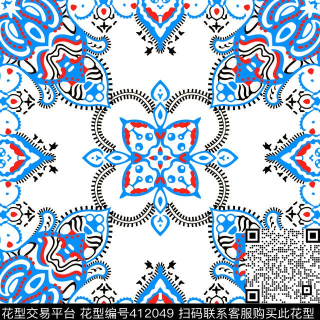 Ssca传统印花华亿平台下载（图片编号: 412049） - 瓦栏（Walan）