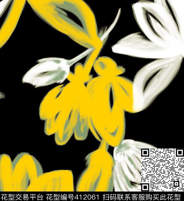 干刷花传统印花华亿平台下载（图片编号: 412061） - 瓦栏（Walan）