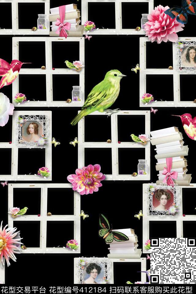 清新都市雅致数码数码印花华亿平台下载（图片编号: 412184） - 瓦栏（Walan）