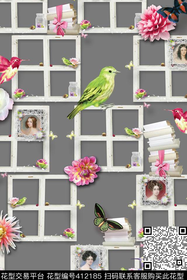 清新都市雅致数码数码印花华亿平台下载（图片编号: 412185） - 瓦栏（Walan）