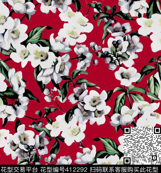 D&G2015花卉100元买断区数码印花华亿平台下载（图片编号: 412292） - 瓦栏（Walan）