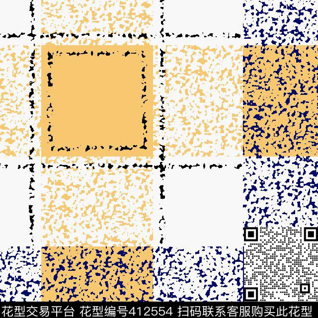 格子壹人行几何花传统印花华亿平台下载（图片编号: 412554） - 瓦栏（Walan）