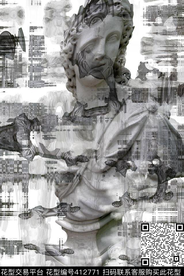 雕塑历史欧洲传统印花华亿平台下载（图片编号: 412771） - 瓦栏（Walan）