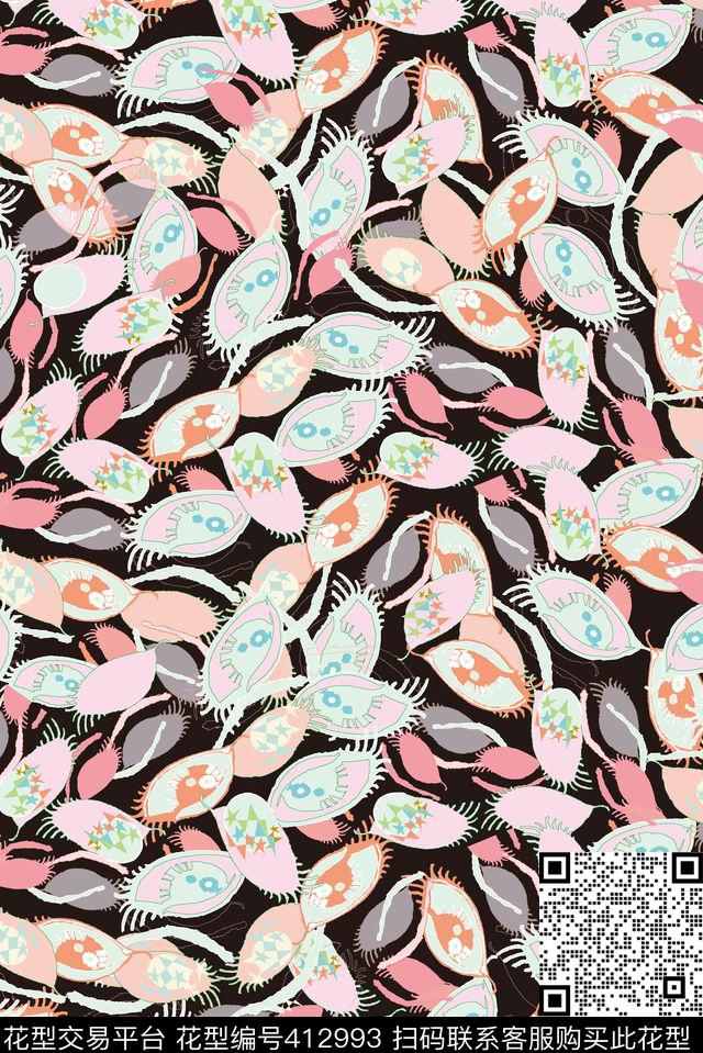 抽象个性传统印花华亿平台下载（图片编号: 412993） - 瓦栏（Walan）